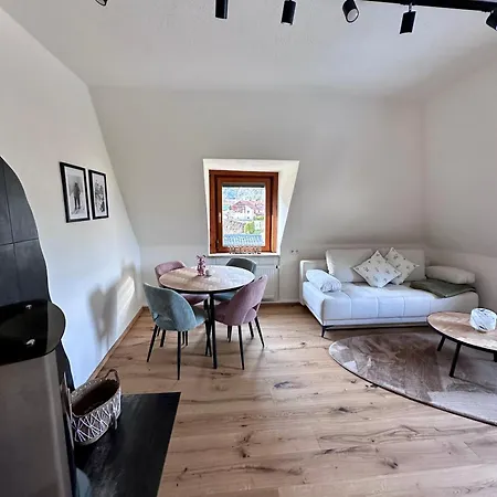 شقة Charmante Dachwohnung Mit Kamin&schlossblick